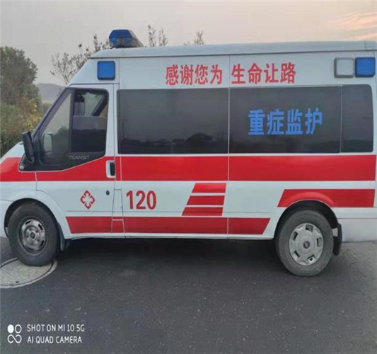 绛县救护车出租服务案例3